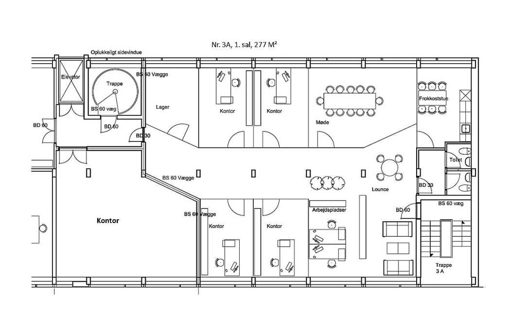 Plantegning 3A - 277 m²