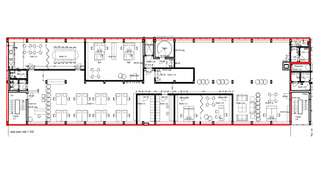 Plantegning 3B - 582 m²